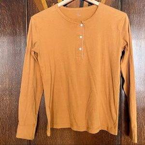 Sold - Tradlands Henley in Mustard, size XL